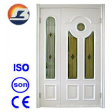 High Quality Mother-Son White Meranti Wooden Door